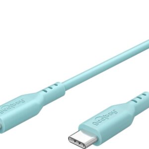 Cavo USB-C™ Maschio/Maschio USB 2.0 in Silicone 1,5 metri Turchese