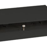 Box Ottico Versione Scorrevole 1U Senza Pannello Frontale Nero