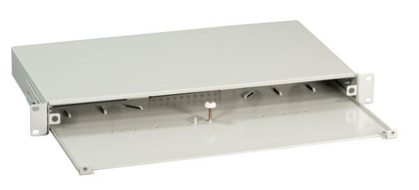 Box Ottico Versione Scorrevole 1U Senza Pannello Frontale Grigio