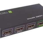 Switch HDMI 3 IN 1 OUT con Telecomando 4K UHD 3D