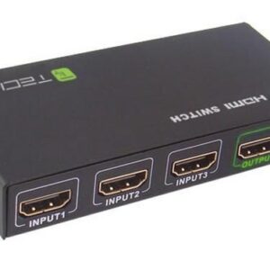 Switch HDMI 3 IN 1 OUT con Telecomando 4K UHD 3D
