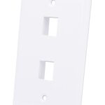 Placca Porta Frutti 2 Posti Mod.503 Bianco