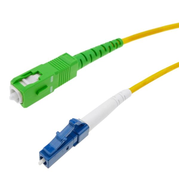 Cavo in Fibra Ottica FTTH Monomodale SC-APC/LC-UPC OS2 9/125 Simplex 3 metri