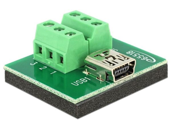Adattatore Mini USB Femmina Terminal Block 6 pin