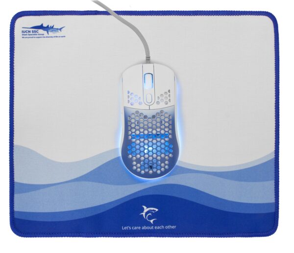 Mouse Ottico USB 7200dpi a 6 Tasti RGB con Tappetino Mousepad 30x25