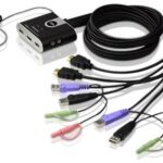 Switch KVM USB HDMI a 2 porte con Audio, CS692