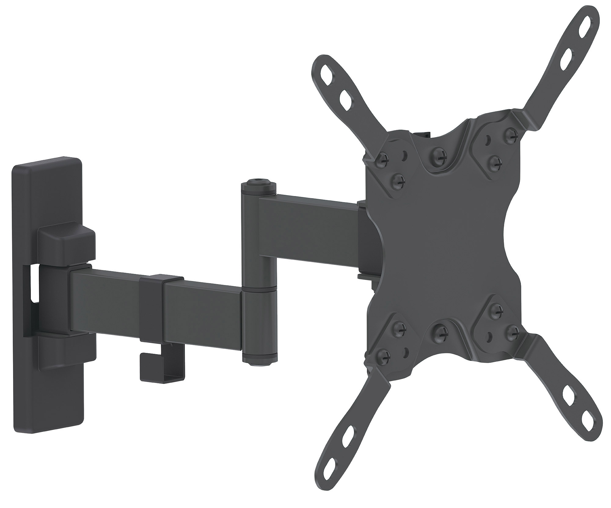 Staffa a Muro Universale 3 Snodi per TV LED LCD 13-42'' Nero