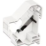 Adattatore su barra DIN per modulo RJ45 Keystone Schermato