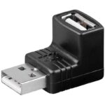 Adattatore USB A maschio/A femmina 90&deg;