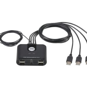 Switch di Condivisione Periferiche USB 2.0 a 4x4 porte, US424
