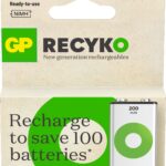 Blister 1 Batteria Ricaricabile 9V 200 mAh GP ReCyko