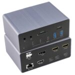 Docking Station 19 in 1 USB-C&trade; 8K HDMI 4 Uscite Video