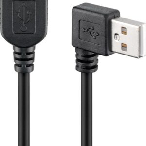 Cavo USB 2.0 A maschio angolato/A femmina 0,15 m