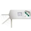 Multipresa 6 Posti Italiana Bipasso / Schuko Bianco - immagine 5
