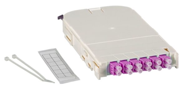 Modulo FTTH 12 porte con Adattatori Ceramici LC/APC OS2 Monomodale - immagine 5