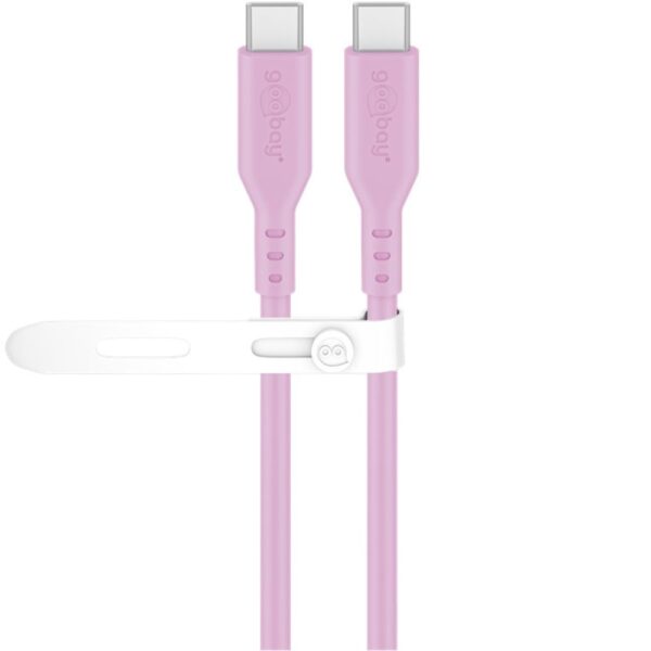 Cavo USB-C™ Maschio/Maschio USB 2.0 in Silicone 1,5 metri Rosa - immagine 5