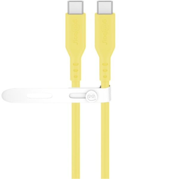 Cavo USB-C™ Maschio/Maschio USB 2.0 in Silicone 1,5 metri Giallo - immagine 5
