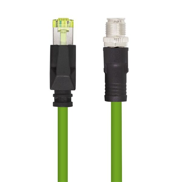 Cavo di Rete Industriale M12 RJ45 Cat. 6A SFTP PUR 1,5m - immagine 5