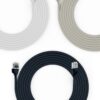 Cavo di Rete Patch in Rame Cat.6A U/FTP TPE 4mm Ultraflex Nero 0,15m - immagine 5
