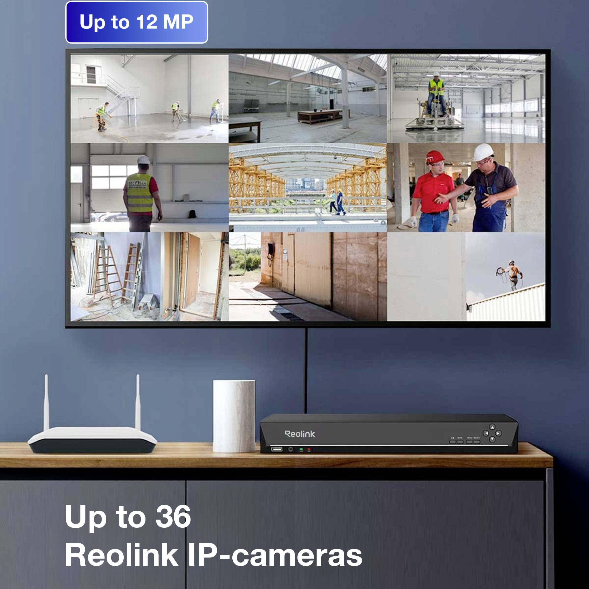 Videoregistratore NVR 36CH 16 MP 48 TB con HDMI e VGA, NVS36 - immagine 5