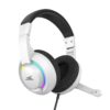 Cuffie Gaming con Microfono e Illuminazione RGB, BGH-021 HYDRA Bianco - immagine 5