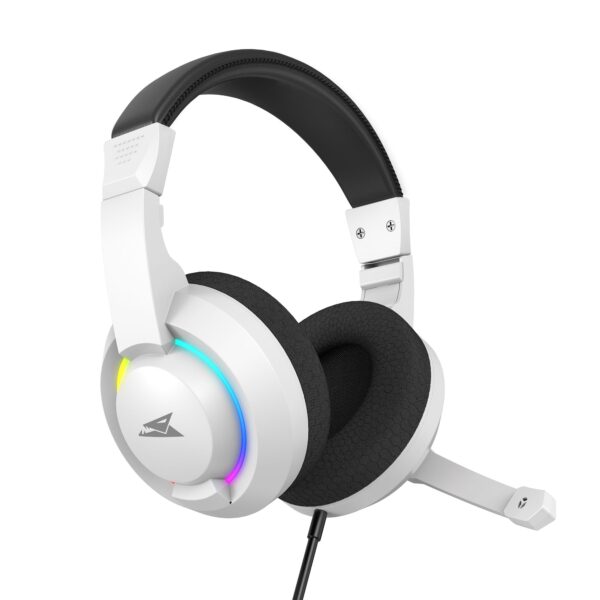 Cuffie Gaming con Microfono e Illuminazione RGB, BGH-021 HYDRA Bianco - immagine 5