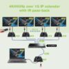 Extender HDMI 4K@60Hz con IR su Cavo Cat.6 fino a 120m - immagine 5