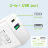 Caricatore Alimentatore GaN USB-C™ 30W e USB-A QC3.0 da Muro - immagine 5