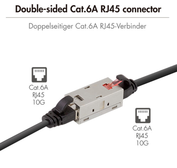 Accoppiatore Cat.6A 10G RJ45 STP - immagine 5