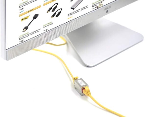 Accoppiatore RJ45 Cat6 8P8C Femmina/ Femmina, FTP, Silver - immagine 5