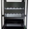 Armadio Rack 19'' 600x600 15U per Audio Video Nero - immagine 5