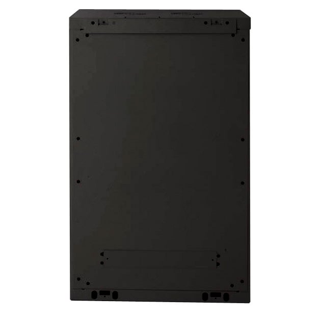 Armadio Rack 19'' a muro 20 unit&agrave; sezione unica prof. 600mm Nero - immagine 6