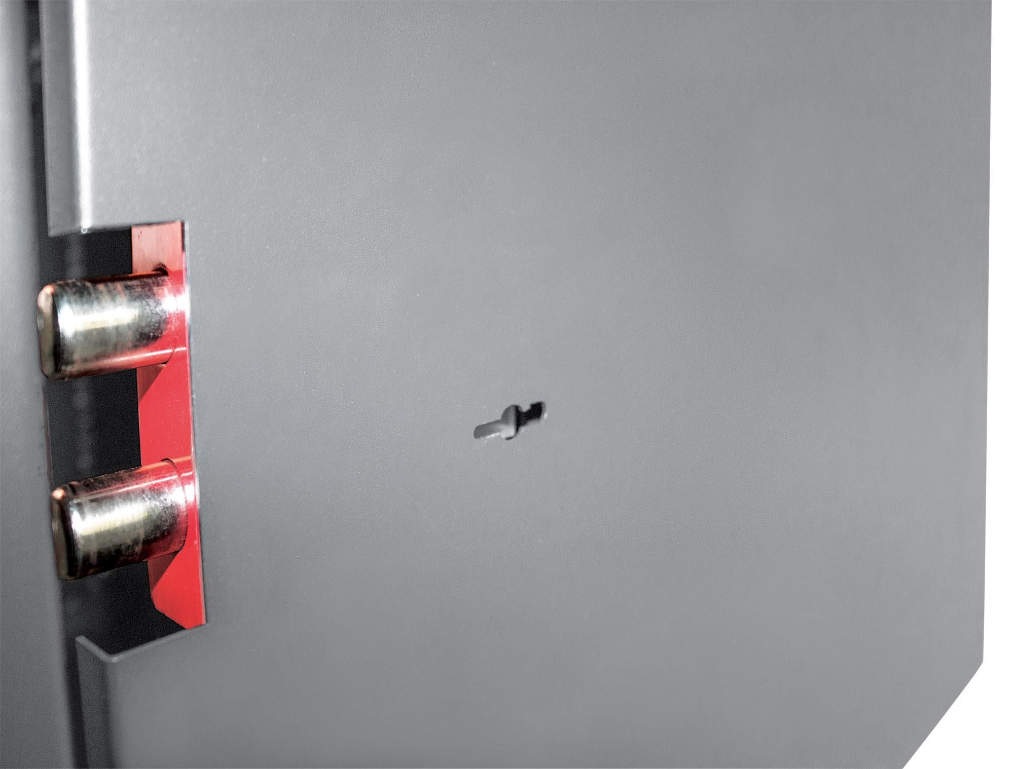 Armadio Rack 19'' a muro 9unità con serratura di sicurezza - immagine 4