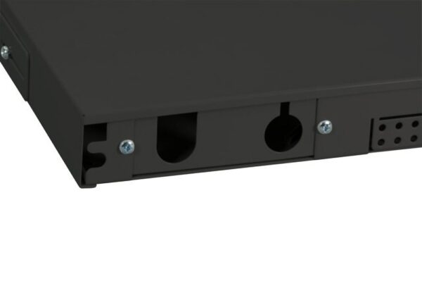 Cassetto Ottico 19'' con 12 bussole LC Duplex Multimodale OM3 Nero - immagine 4