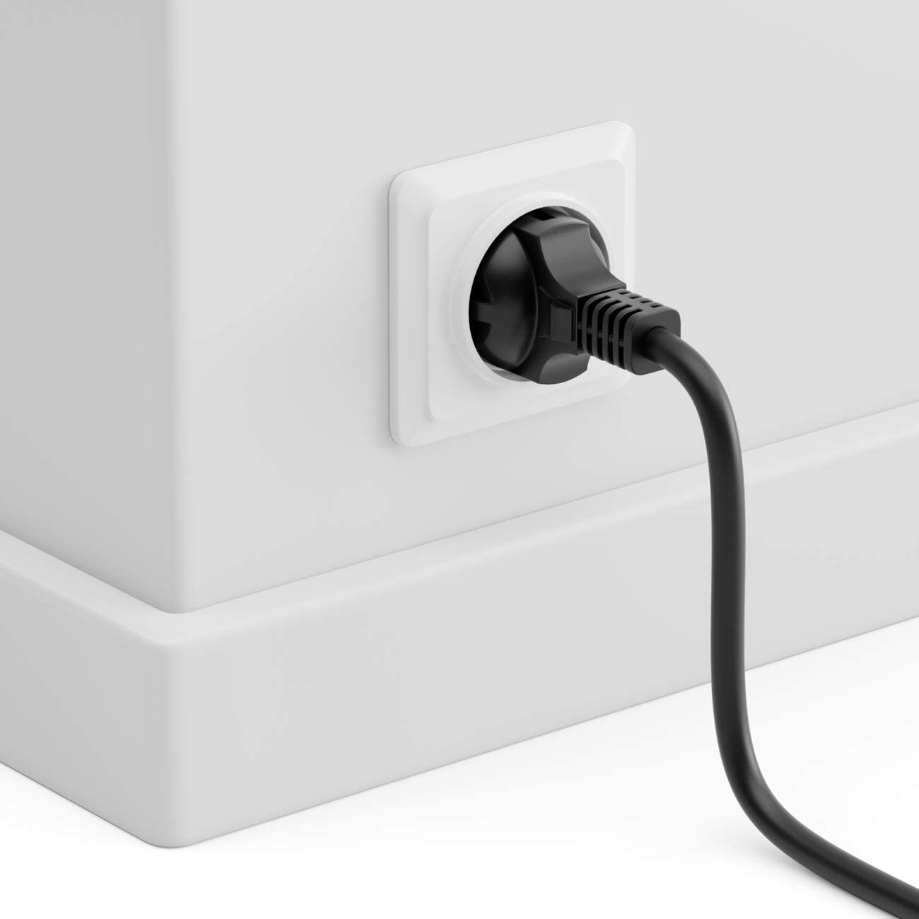 Cavo alimentazione C13 F a Schuko 1,8 mt nero - immagine 5