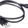 Cavo alimentazione C5 F a spina italiana 1,8 mt nero - immagine 5