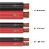 Cavo Audio per diffusori acustici Rosso/Nero 0,75 mm² matassa 100mt - immagine 5