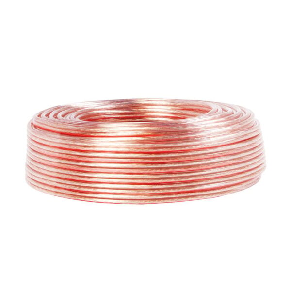 Cavo Audio per diffusori acustici Trasparente  1,5 mm² matassa 100m - immagine 3