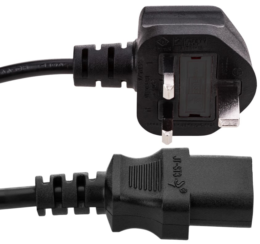 Cavo di Alimentazione Maschio UK a C13 (IEC 60320) - immagine 5