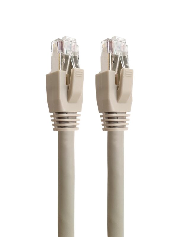 Cavo di rete Patch in rame Cat.8.1 SFTP LSZH 1m Grigio - immagine 5