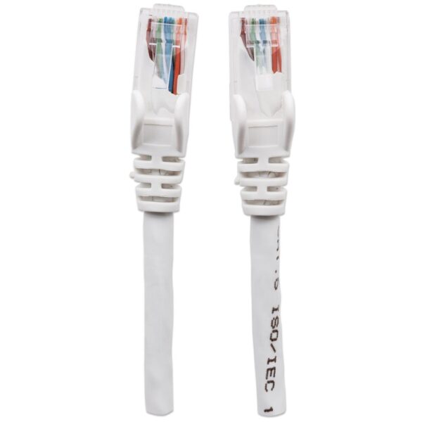 Cavo di rete Patch in Rame Cat. 6A Bianco UTP 1m - immagine 4