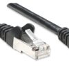 Cavo di rete Patch in Rame Schermato Cat. 5e Nero F/UTP 1 m - immagine 4