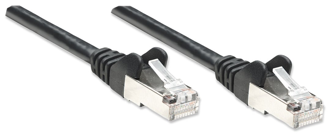 Cavo di rete Patch in Rame Schermato Cat. 5e Nero F/UTP 1 m - immagine 4