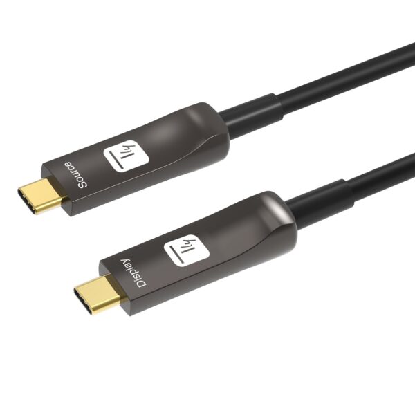 Cavo Audio/Video Ottico Attivo USB-C™ M/M AOC Fibra Ottica 4K 15m - immagine 4