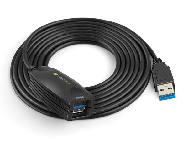 Cavo Prolunga Attivo USB3.0 SuperSpeed 5Gbps 5m Nero - immagine 4