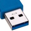 Cavo USB 3.2 Superspeed A maschio/MIC B maschio 1 m FLAT - immagine 5