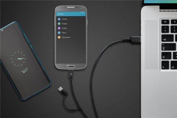 Cavo USB A / Micro B con Adattatore USB-C - immagine 4