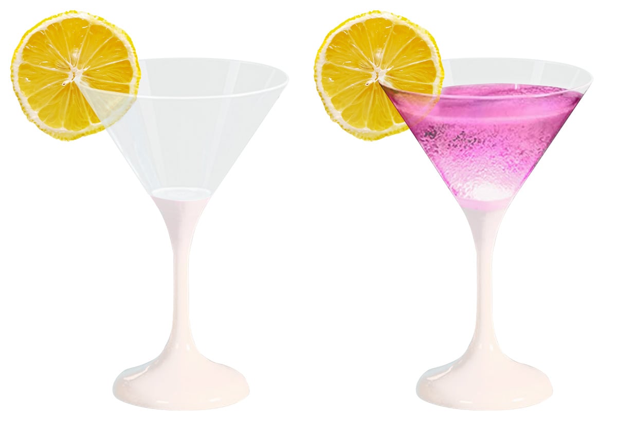 Confezione da 6 Bicchieri da Cocktail con 6 Colorazioni LED - immagine 4
