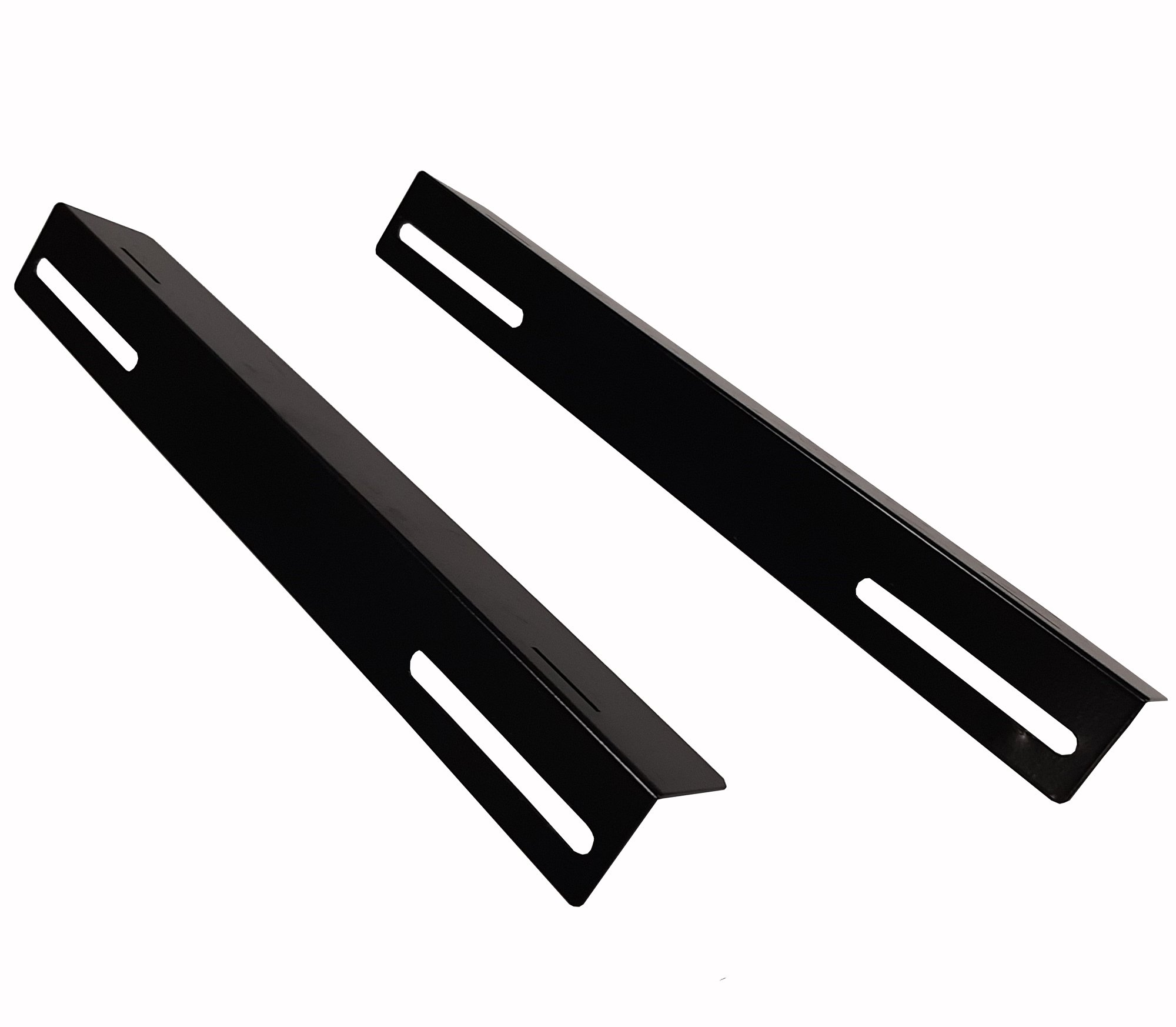 Coppia staffe a L Laterale per Rack 19'' a Muro Prof. 450mm Nero - immagine 5