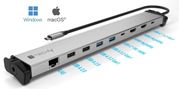 Docking Station 9 in 1 USB-C™ Hub USB HDMI RJ45 - immagine 5